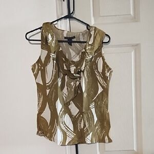 Sherry Taylor Abstract Patterned Sleeveless Top